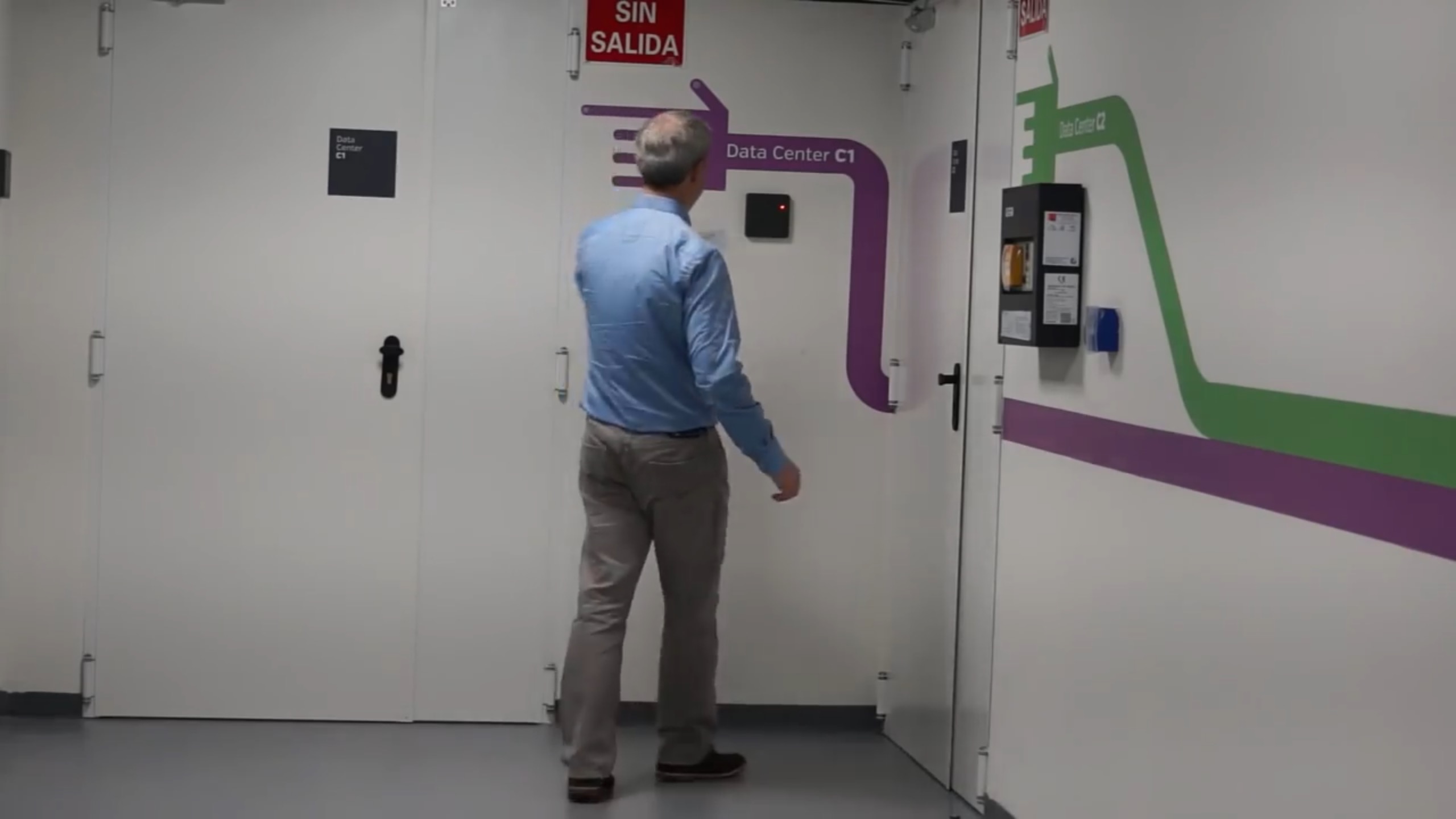 Acceso seguro al datacenter en Madrid