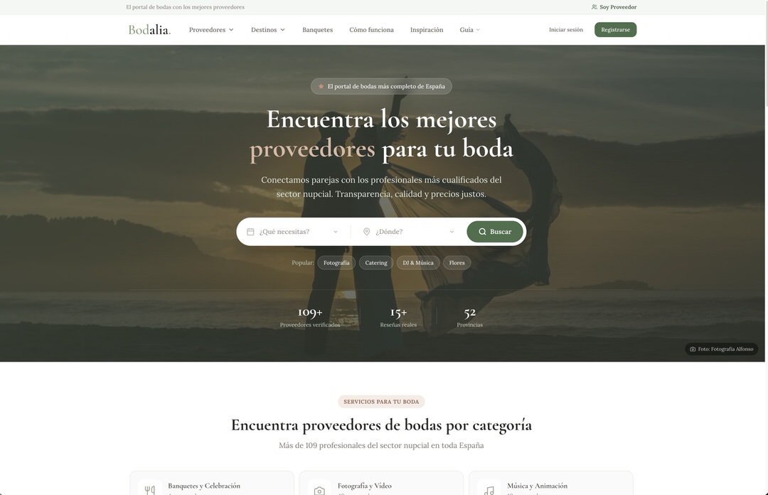 Bodalia - Portal de Proveedores de Bodas