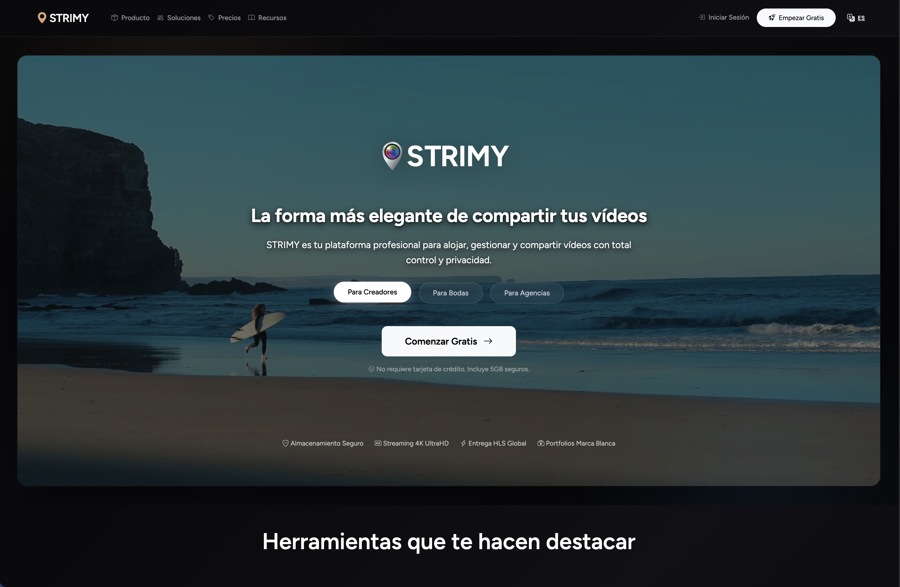 Strimy.pro - Plataforma de Streaming